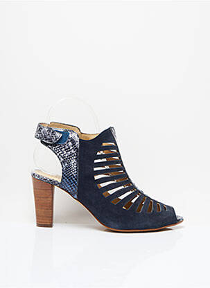 Sandales/Nu pieds bleu FRANCE MODE pour femme