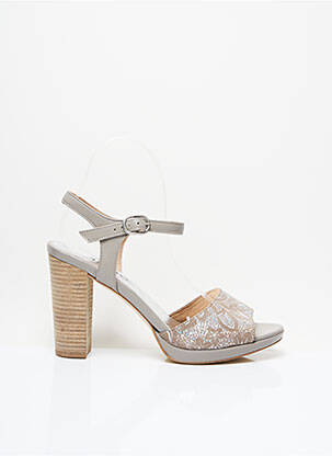 Sandales/Nu pieds beige MYMA pour femme