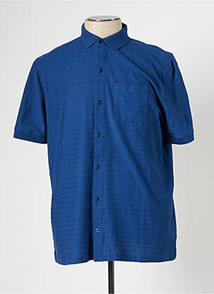 Chemise manches courtes bleu BERAC pour homme
