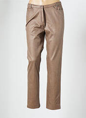 Pantalon slim marron MERI & ESCA pour femme seconde vue