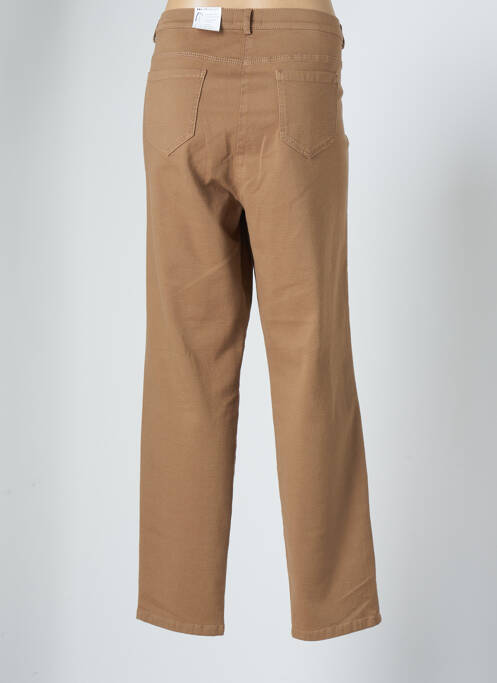 Pantalon slim marron FRANK WALDER pour femme