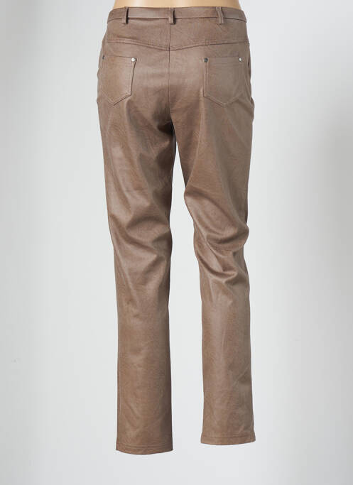 Pantalon slim marron MERI & ESCA pour femme