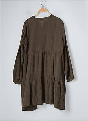 Robe mi-longue manches longues vert HARTFORD fille