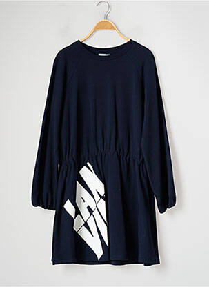 Robe courte bleu LANVIN pour fille