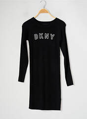 Robe pull noir DKNY pour fille seconde vue