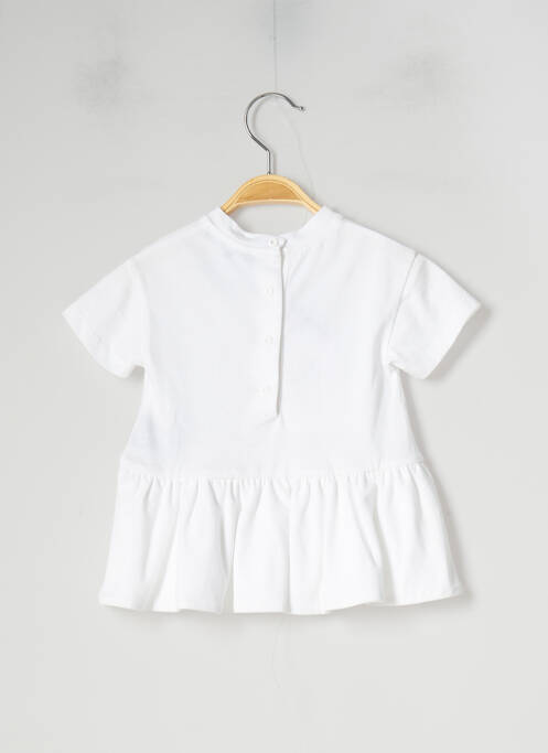 Robe mi-longue blanc BALMAIN pour fille