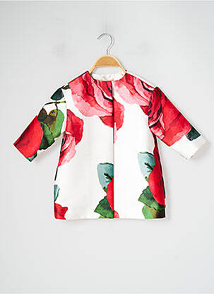 Veste chic manches longues blanc MONNALISA fille