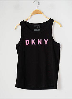 Débardeur noir DKNY pour fille