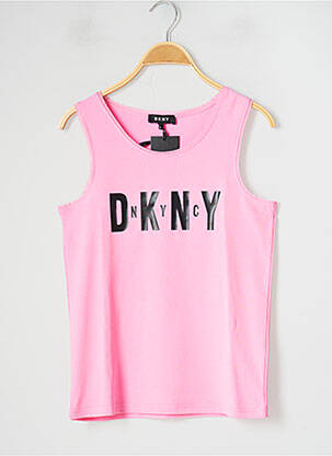 Débardeur rose DKNY pour fille