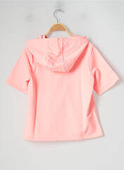 Sweat-shirt à capuche rose KENZO pour fille seconde vue