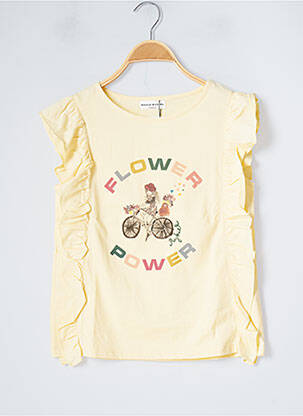 T-shirt jaune SONIA RYKIEL pour fille