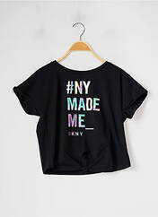 T-shirt noir DKNY pour fille seconde vue