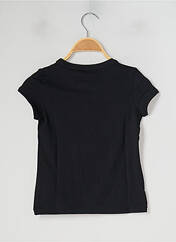 T-shirt noir KARL LAGERFELD pour fille seconde vue