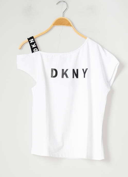 T-shirt blanc DKNY pour fille