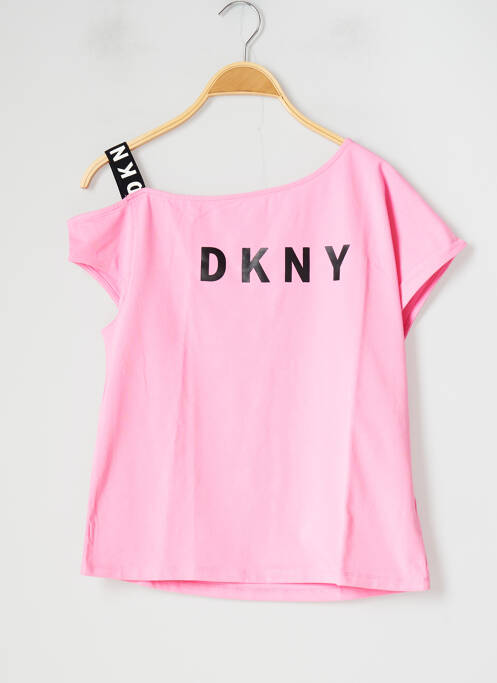 T-shirt rose DKNY pour fille