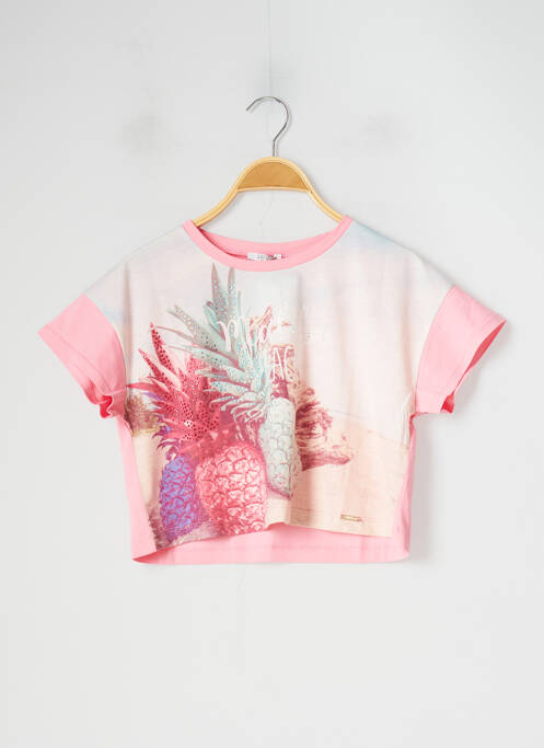 T-shirt rose LIU JO pour fille