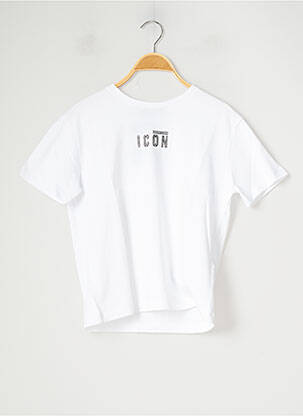 T-shirt blanc DSQUARED2 pour fille