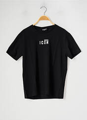 T-shirt noir DSQUARED2 pour fille seconde vue