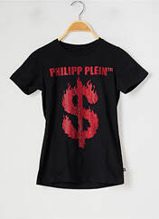 T-shirt noir PHILIPP PLEIN pour fille seconde vue