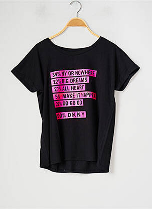 T-shirt noir DKNY pour garçon
