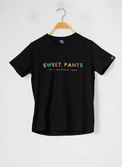 T-shirt noir SWEET PANTS pour garçon seconde vue