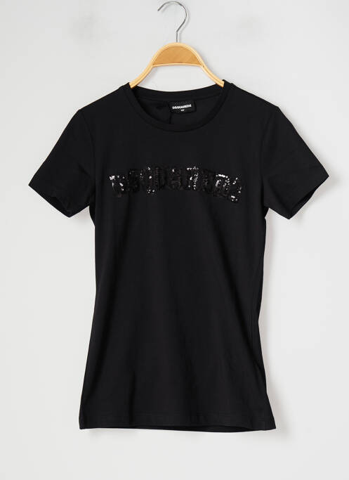 T-shirt noir DSQUARED2 pour fille