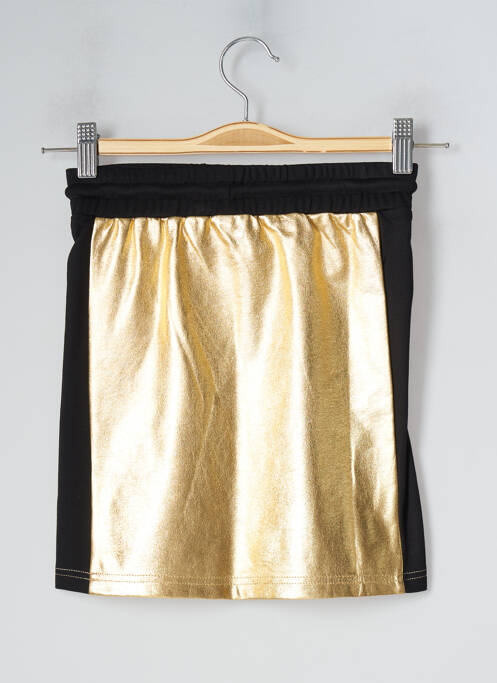 Jupe courte taille normale jaune DKNY fille