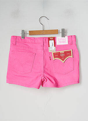 Short stretch taille ajustable rose LEVIS fille