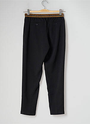 Pantalon droit coupe droite taille élastique noir HARTFORD fille