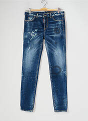 Jeans coupe slim bleu DSQUARED2 pour fille seconde vue