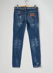 Jeans coupe slim bleu DSQUARED2 pour fille seconde vue