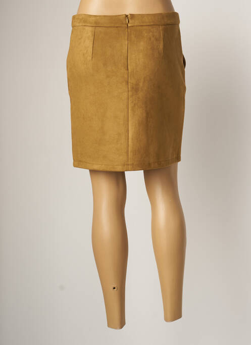 Jupe mi-longue marron VILA pour femme