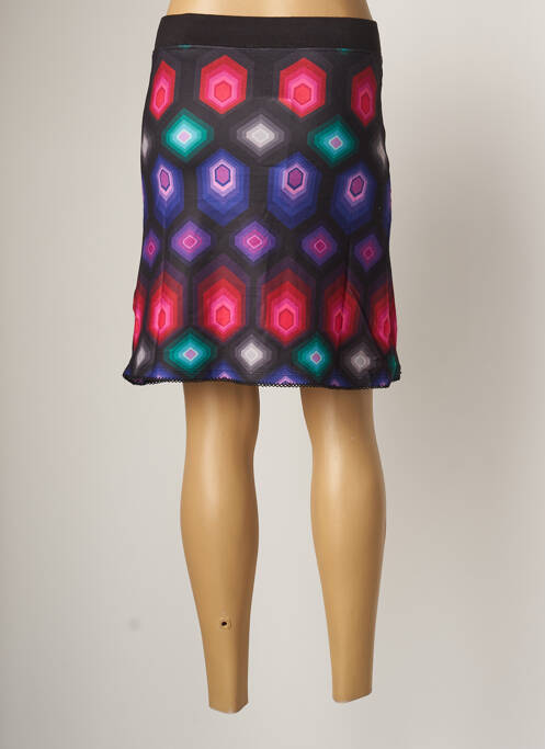 Jupe mi-longue noir 101 IDEES pour femme