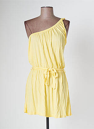 Robe courte sans manche sans manche jaune VILA femme