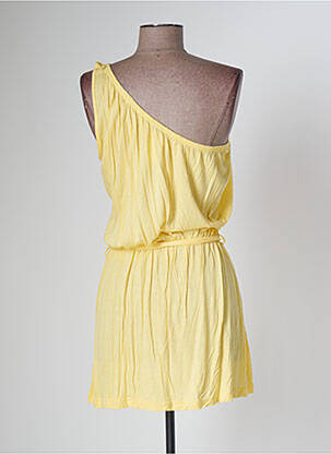Robe courte sans manche sans manche jaune VILA femme