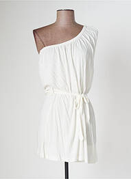 Robe courte sans manche sans manche blanc VILA femme