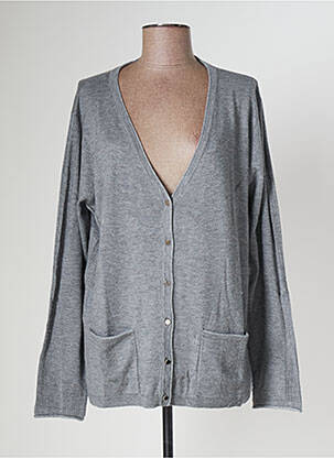 Gilet manches longues gris DAMART pour femme