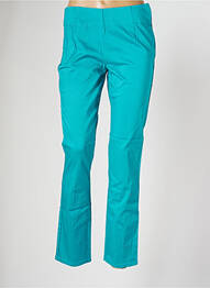 Pantalon droit stretch taille normale bleu LA FIANCEE DU MEKONG femme