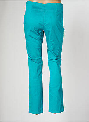 Pantalon droit stretch taille normale bleu LA FIANCEE DU MEKONG femme