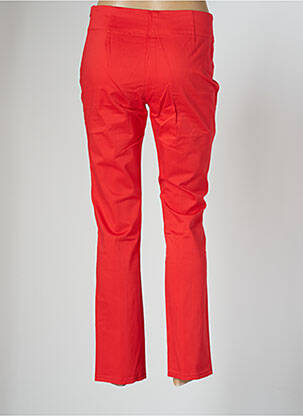 Pantalon droit stretch taille normale orange LA FIANCEE DU MEKONG femme
