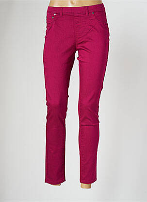 Pantalon slim taille élastique taille normale violet LA FIANCEE DU MEKONG femme