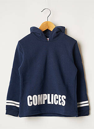 Sweat-shirt à capuche bleu COMPLICES pour fille
