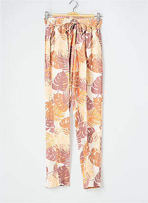 Pantalon droit taille élastique taille normale jaune KOCCA femme