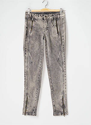 Jeans coupe slim slim taille normale gris ONE STEP femme