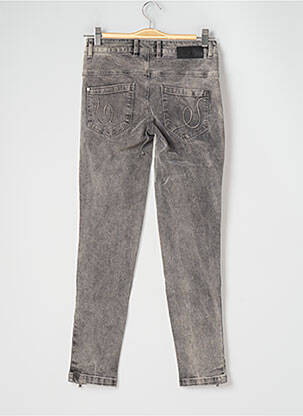 Jeans coupe slim slim taille normale gris ONE STEP femme
