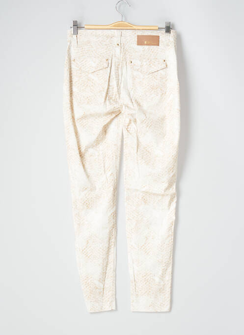 Pantalon slim blanc EVA KAYAN pour femme
