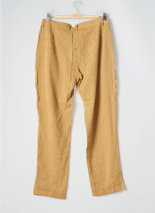 Pantalon slim jaune INDI & COLD pour femme