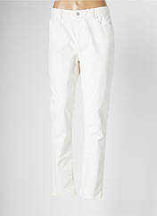 Pantalon slim blanc KANOPE pour femme seconde vue