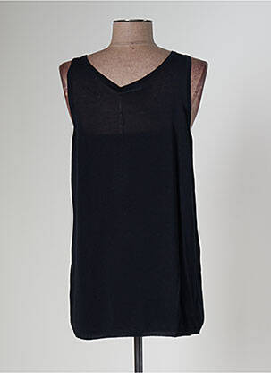 Pull coupe cintrée fines bretelles bleu POLES femme