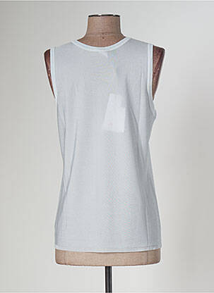 Pull coupe cintrée sans manche gris MONTAGUT femme